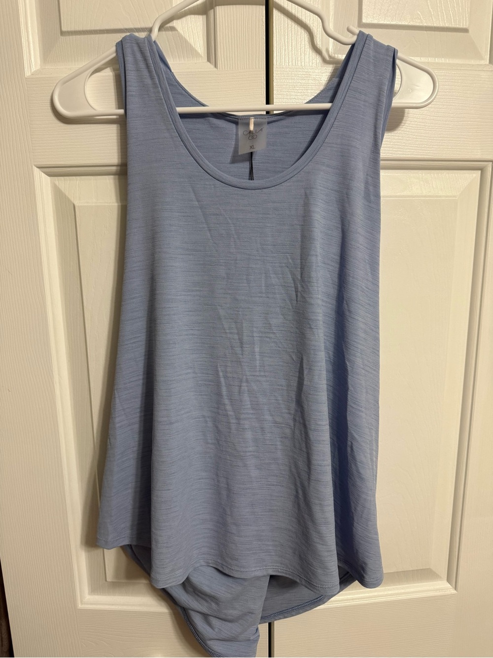 Light Blue Women's Workout Tank Top
